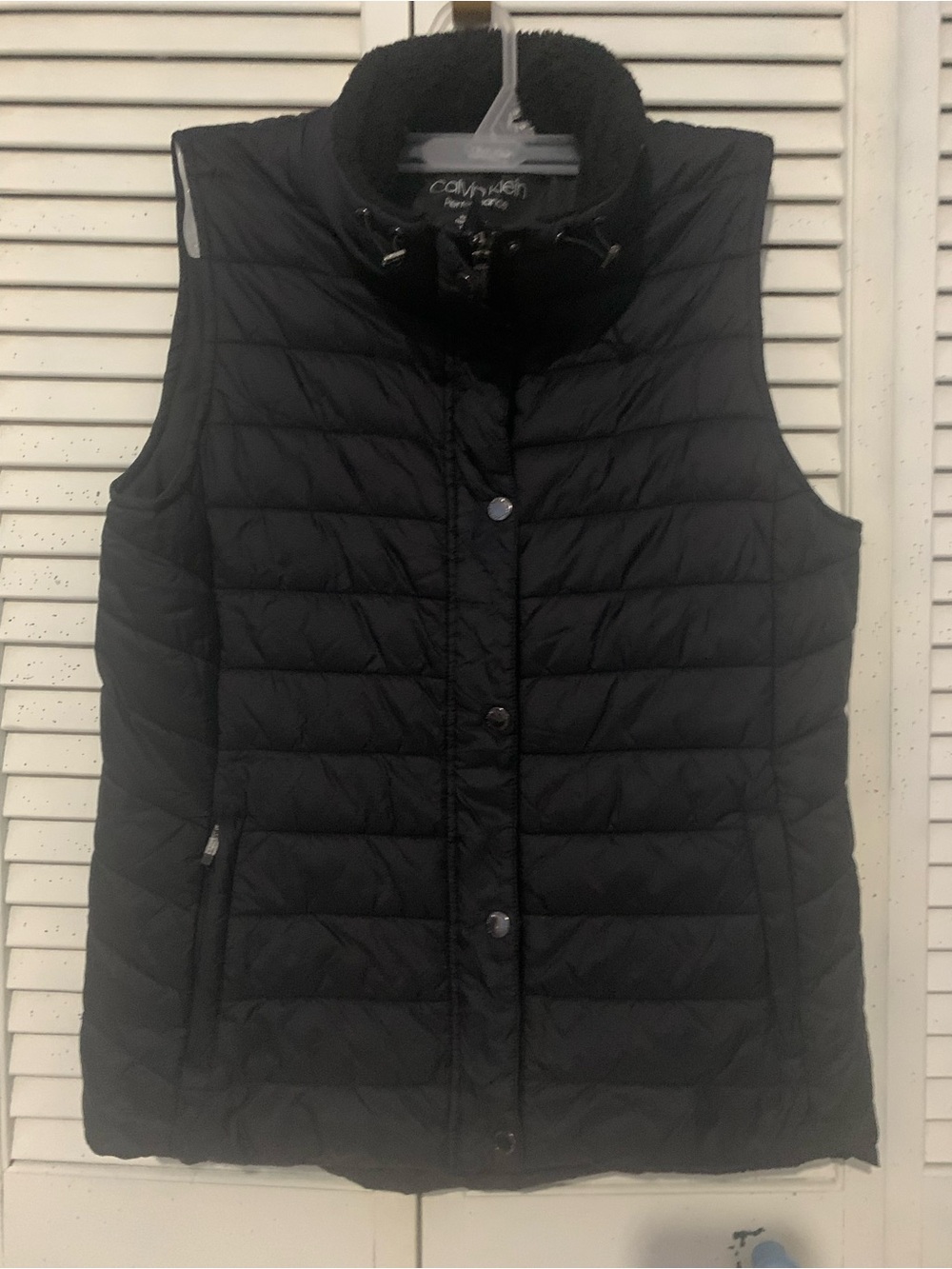 Calvin Klein Performance Packable Quilted Puffer Vest Full Zip